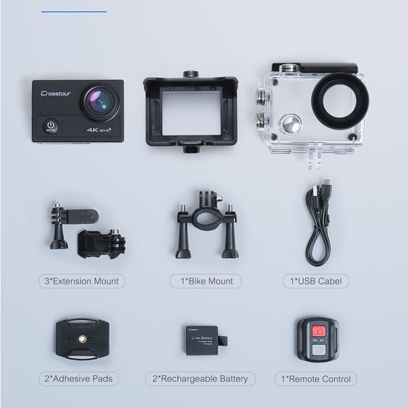 Crosstour Action Camera CT9100 - Beige - Picture 2 of 7